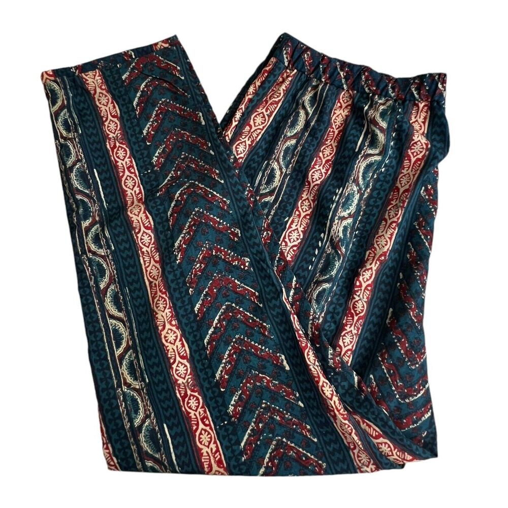 Lauren Ralph Lauren Multicolor Geometric High Rise Pull On‎ Tapered Pants 14